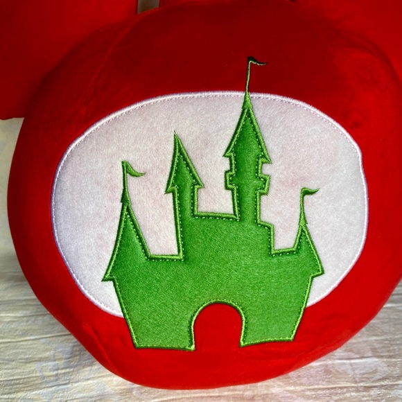 Disney Mickey Mouse Icon Holiday Ornament Throw Pillow 🆕 - Picture 7 of 12